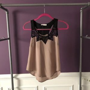 Lace tank top